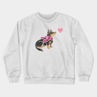 Lancashire Heeler watercolour Crewneck Sweatshirt